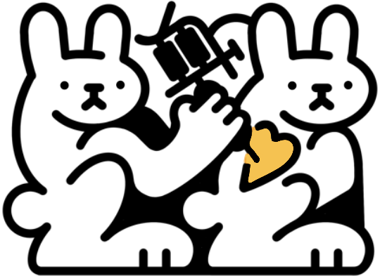 illustration lapin tatouage